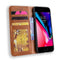 For iPhone SE 2022 / SE 2020 Magnetic Buckle Retro Crazy Horse Texture Horizontal Flip Leather Case , with Holder & Card Slots & Photo Frame(Brown)