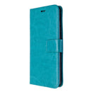 For Galaxy A51 Crazy Horse Texture Horizontal Flip Leather Case with Holder & Card Slots & Wallet & Photo Frame(Blue)