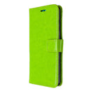 For Galaxy A51 Crazy Horse Texture Horizontal Flip Leather Case with Holder & Card Slots & Wallet & Photo Frame(Green)
