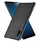 For Sony Xperia L4 Shockproof Crocodile Texture PC + PU Case(Black)