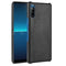 For Sony Xperia L4 Shockproof Crocodile Texture PC + PU Case(Black)
