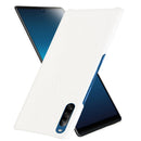 For Sony Xperia L4 Shockproof Crocodile Texture PC + PU Case(White)