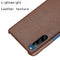 For Sony Xperia L4 Shockproof Crocodile Texture PC + PU Case(Brown)