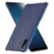 For Sony Xperia L4 Shockproof Crocodile Texture PC + PU Case(Blue)