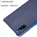 For Sony Xperia L4 Shockproof Crocodile Texture PC + PU Case(Blue)