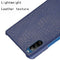 For Sony Xperia L4 Shockproof Crocodile Texture PC + PU Case(Blue)