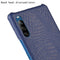 For Sony Xperia L4 Shockproof Crocodile Texture PC + PU Case(Blue)