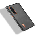 For Oppo Find X2 Pro Shockproof Litchi Texture PC + PU Case(Black)