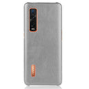 For Oppo Find X2 Pro Shockproof Litchi Texture PC + PU Case(Gray)
