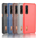 For Oppo Find X2 Pro Shockproof Litchi Texture PC + PU Case(Gray)