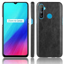 For Oppo Realme C3 (3 cameras) Shockproof Litchi Texture PC + PU Case(Black)