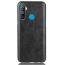 For Oppo Realme C3 (3 cameras) Shockproof Litchi Texture PC + PU Case(Black)