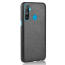 For Oppo Realme C3 (3 cameras) Shockproof Litchi Texture PC + PU Case(Black)