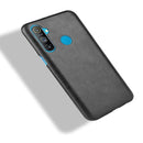 For Oppo Realme C3 (3 cameras) Shockproof Litchi Texture PC + PU Case(Black)