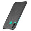 For Huawei P40 lite E/Y7p Shockproof Shockproof Crocodile Texture PC + PU Case(Black)