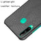 For Huawei P40 lite E/Y7p Shockproof Shockproof Crocodile Texture PC + PU Case(Black)