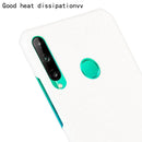 For Huawei P40 lite E/Y7p Shockproof Shockproof Crocodile Texture PC + PU Case(White)