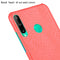 For Huawei P40 lite E/Y7p Shockproof Shockproof Crocodile Texture PC + PU Case(Red)