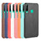 For Huawei P40 lite E/Y7p Shockproof Shockproof Crocodile Texture PC + PU Case(Pink)