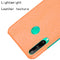 For Huawei P40 lite E/Y7p Shockproof Shockproof Crocodile Texture PC + PU Case(Orange)