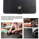 For iPhone SE 2022 / SE 2020 Retro Solid Color Leather Buckle Phone Case with Lanyard & Photo Frame & Card Slot & Wallet & Stand Function(Brown)