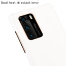 For Huawei P40 Shockproof Crocodile Texture PC + PU Case(White)