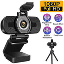 Full HD 1080P Web Camera With Noise Cancellation Microphone Skype Streaming Live Camera for Computer Android TV