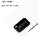 For Huawei P40 Pro Shockproof Crocodile Texture PC + PU Case(White)