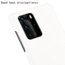 For Huawei P40 Pro Shockproof Crocodile Texture PC + PU Case(White)