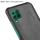 For Huawei P40 lite/Nova7i/Nova6 SE Shockproof Crocodile Texture PC + PU Case(Black)