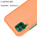 For Huawei P40 lite/Nova7i/Nova6 SE Shockproof Crocodile Texture PC + PU Case(Orange)