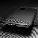 For Xiaomi Mi 10 Lite 5G Carbon Fiber Texture Shockproof TPU Case(Black)
