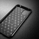 For Xiaomi Mi 10 Lite 5G Carbon Fiber Texture Shockproof TPU Case(Black)