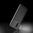 For Xiaomi Mi 10 Lite 5G Carbon Fiber Texture Shockproof TPU Case(Black)
