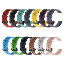 Diamond Pattern Silicone Watch Band for Fitbit Charge 4 Large Size:210*18mm(Black)