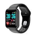 D20 1.3inch IPS Color Screen Smart Watch IP67 Waterproof,Support Call Reminder /Heart Rate Monitoring/Blood Pressure Monitoring/Sedentary Reminder(Black)