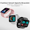 D20 1.3inch IPS Color Screen Smart Watch IP67 Waterproof,Support Call Reminder /Heart Rate Monitoring/Blood Pressure Monitoring/Sedentary Reminder(Black)