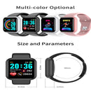 D20 1.3inch IPS Color Screen Smart Watch IP67 Waterproof,Support Call Reminder /Heart Rate Monitoring/Blood Pressure Monitoring/Sedentary Reminder(White)