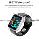 D20 1.3inch IPS Color Screen Smart Watch IP67 Waterproof,Support Call Reminder /Heart Rate Monitoring/Blood Pressure Monitoring/Sedentary Reminder(White)