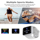 D20 1.3inch IPS Color Screen Smart Watch IP67 Waterproof,Support Call Reminder /Heart Rate Monitoring/Blood Pressure Monitoring/Sedentary Reminder(Silver)
