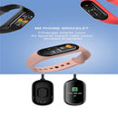 KM5 0.96inch Color Screen Phone Smart Watch IP68 Waterproof,Support Bluetooth Call/Bluetooth Music/Heart Rate Monitoring/Blood Pressure Monitoring(Red)
