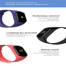 KM5 0.96inch Color Screen Phone Smart Watch IP68 Waterproof,Support Bluetooth Call/Bluetooth Music/Heart Rate Monitoring/Blood Pressure Monitoring(Red)