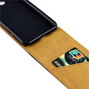 For Galaxy A11 Business Style Vertical Flip TPU Leather Case with Card Slot(Black)