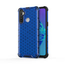 For OPPO Realme C3 Shockproof Honeycomb PC + TPU Case(Blue)