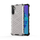 For OPPO Realme C3 Shockproof Honeycomb PC + TPU Case(White)