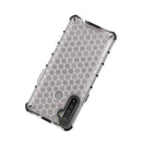 For OPPO Realme C3 Shockproof Honeycomb PC + TPU Case(White)