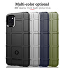 For Galaxy A71 5G Full Coverage Shockproof TPU Case(Army Green)