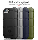 For iPhone SE 2022 / SE 2020 Full Coverage Shockproof TPU Case(Black)