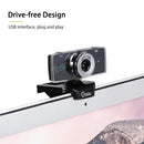 Gsou B18S HD Webcam Built-in Microphone Smart Web Camera USB Streaming Live Camera With Noise Cancellation