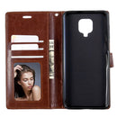 For Xiaomi Redmi Note9 Pro/Redmi Note 9s Crazy Horse Texture Horizontal Flip Leather Case with Holder & Card Slots & Wallet & Photo Frame(Brown)